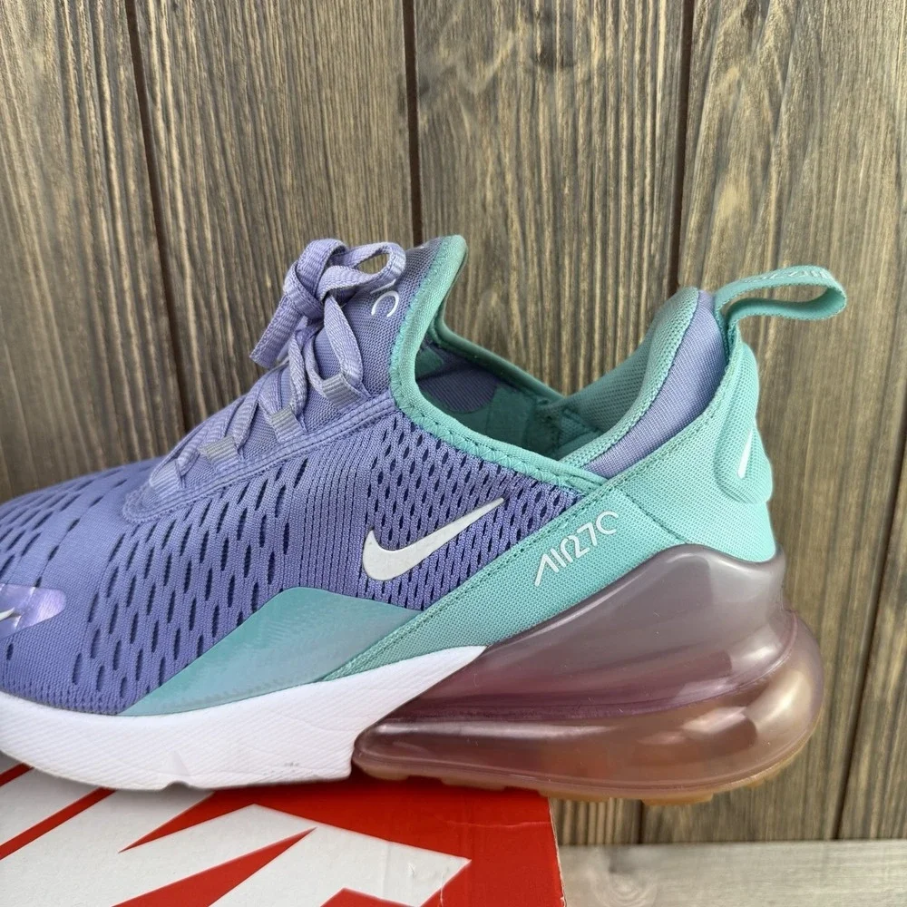 Nike Air Max 270 GS Twilight Pulse White BV1236-400 Youth 7Y Women's 8.5 Shoes